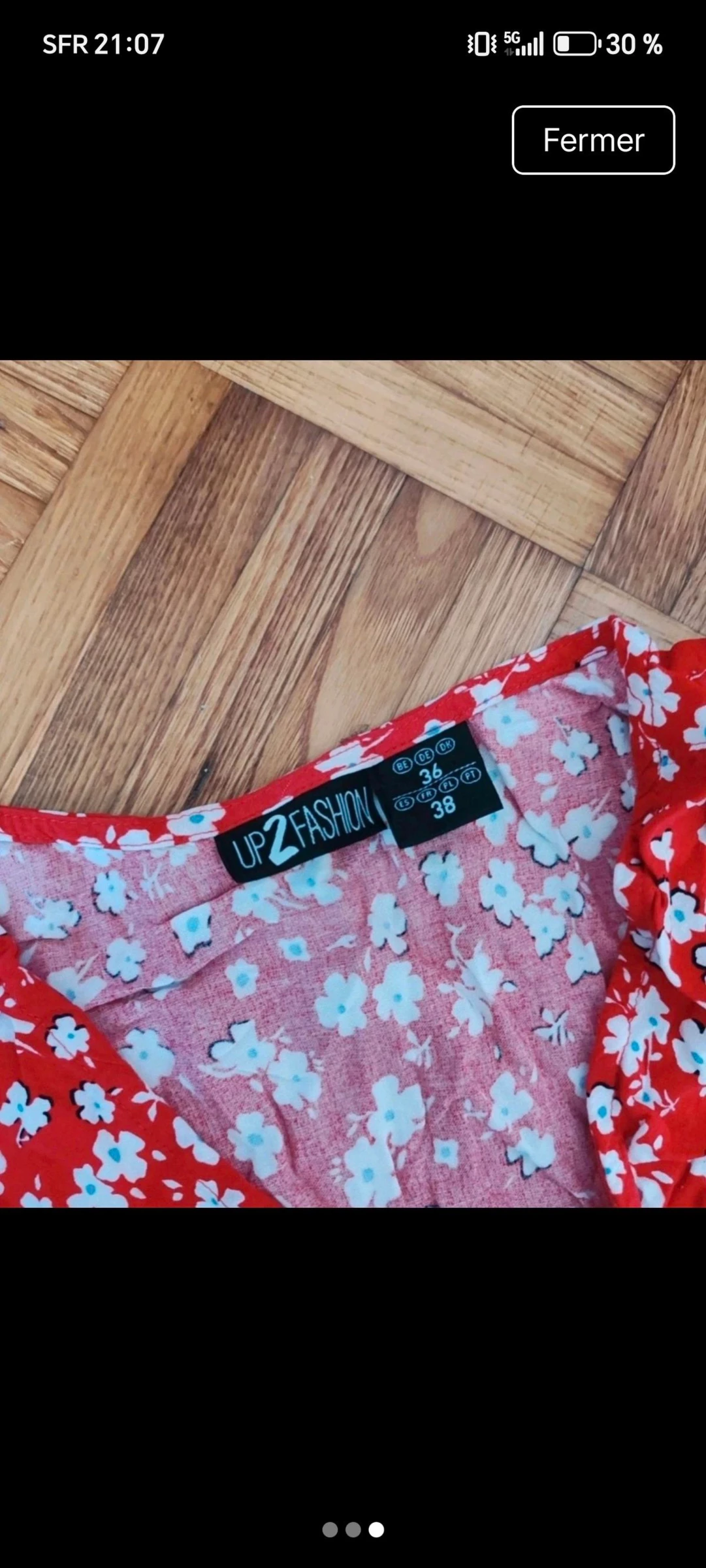 Vestido longo vermelho 38 up2fashion – photo 3